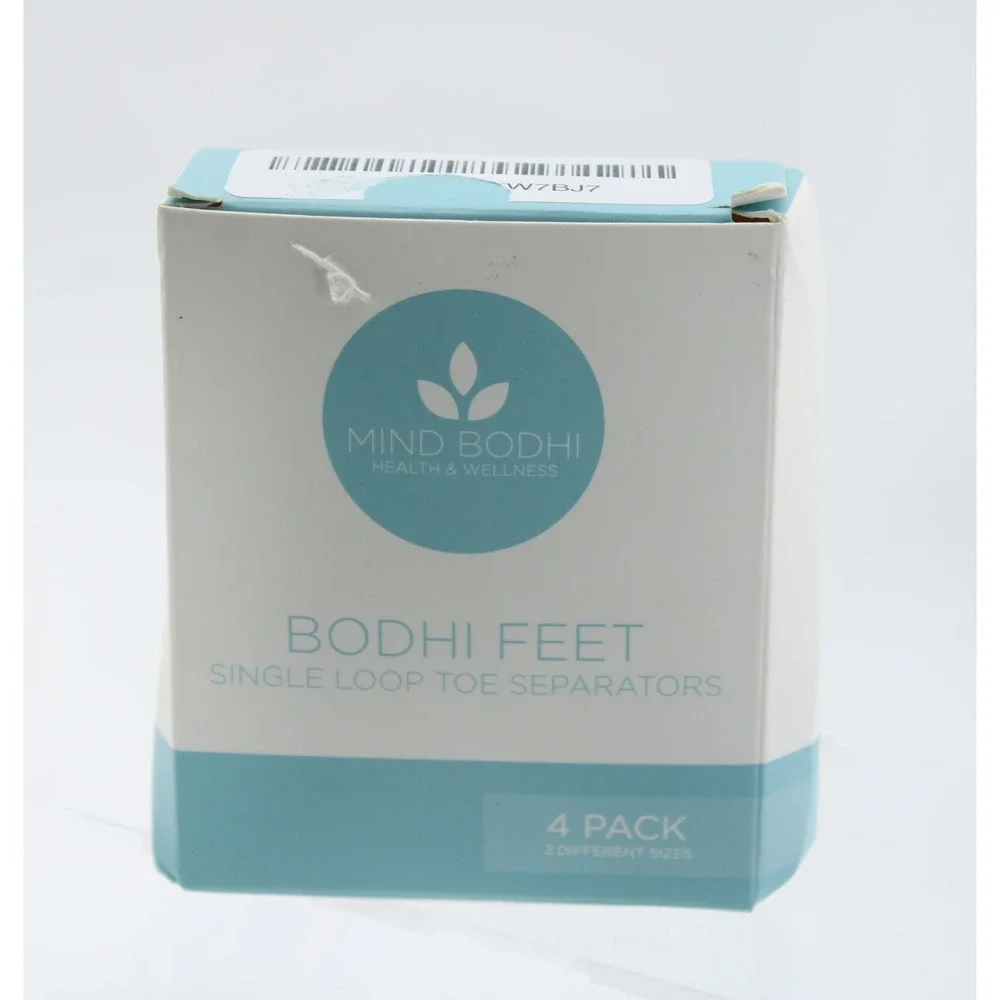 Mind Bodhi Single Loop Toe Separators 4 Pack Medical Grade Gel Bunion Cushion